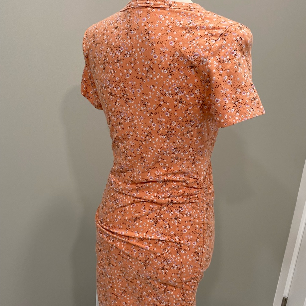 Floral Orange Dress